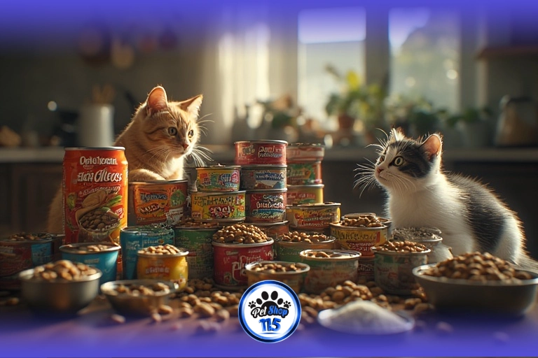 کنسرو و غذای تقویتی گربه 